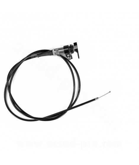 COMMANDE DE STARTER A CABLE NOIR MAT CARENZI (L : 1.5m)