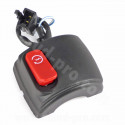 COMMODO / COMMUTATEUR DROIT DOMINO ADAPT. MBK 50 BOOSTER 2004 / YAMAHA 50 BWS 2004