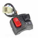 COMMODO / COMMUTATEUR DROIT DOMINO ADAPT. MBK BOOSTER NEXT 2000 / STUNT / YAMAHA BWS