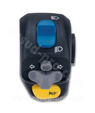 COMMODO / COMMUTATEUR GAUCHE ADAPT. PEUGEOT 50 TKR /  TREKKER / SPEEDFIGHT / VIVACITY / XP6 / XR6 / RIEJU 50 RS1. RS2