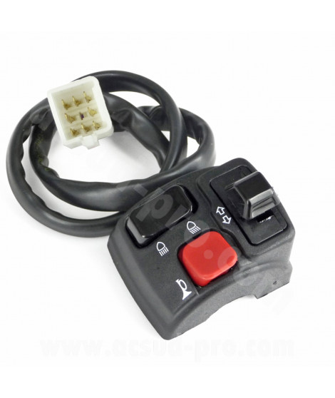 COMMODO / COMMUTATEUR GAUCHE DOMINO ADAPT. SENDA DRD / XTREM / RACER