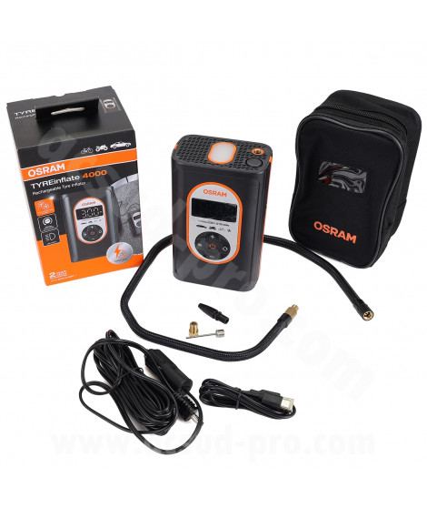 COMPRESSEUR RECHARGEABLE OSRAM TYREINFLATE 4000