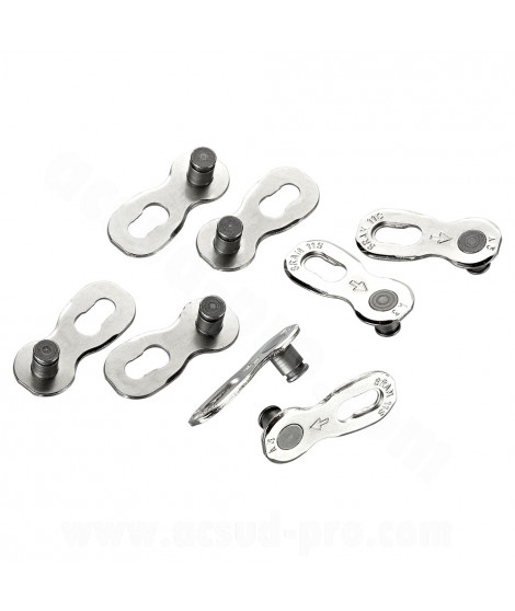 CONNECTEUR CHAINE VELO 11V. SRAM (BLISTER DE 4) (ATTACHE RAPIDE)