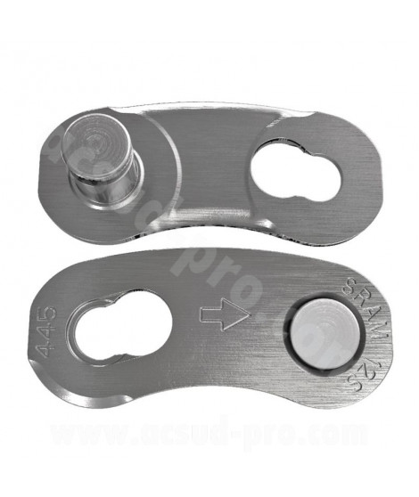 CONNECTEUR CHAINE VELO 12V. SRAM (BLISTER DE 4) (ATTACHE RAPIDE)