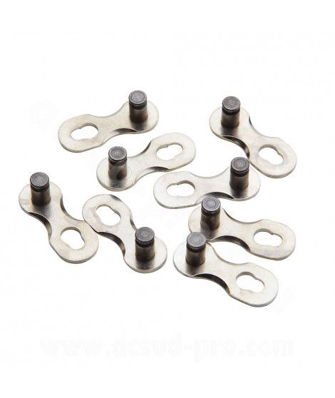 CONNECTEUR CHAINE VELO 7/8V. SRAM (BLISTER DE 4) (ATTACHE RAPIDE)