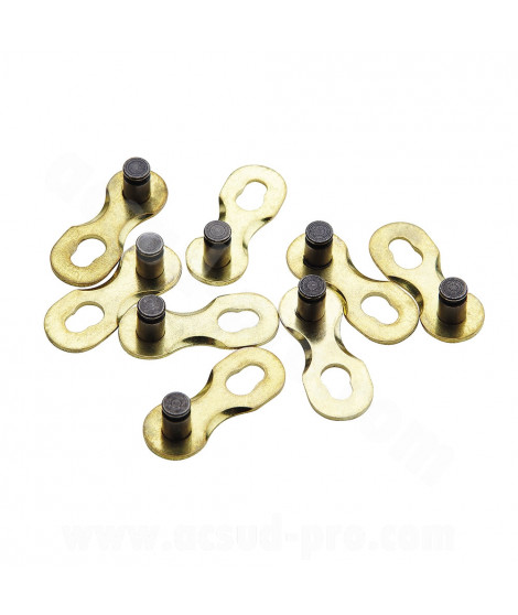 CONNECTEUR CHAINE VELO 9V. SRAM (BLISTER DE 4) (ATTACHE RAPIDE)