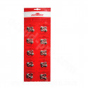 CONNECTEUR CHAINE VELO 9V.  SUNRACE (BLISTER DE 10) (ATTACHE RAPIDE)