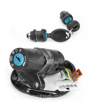 CONTACTEUR A CLE MOTO ADAPT. DERBI SENDA 2003 / APRILIA RX  ( SERRURE DE SELLE )