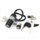 CONTACTEUR A CLE MOTO ADAPT. PIAGGIO 50 GILERA SMT. RCR 1998-2004 / DERBI SENDA 2000-2003 ( OEM : 00H05905251 )