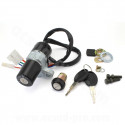 CONTACTEUR A CLE MOTO ADAPT. PIAGGIO 50 GILERA SMT. RCR 1998-2004 / DERBI SENDA 2000-2003 ( OEM : 00H05905251 )