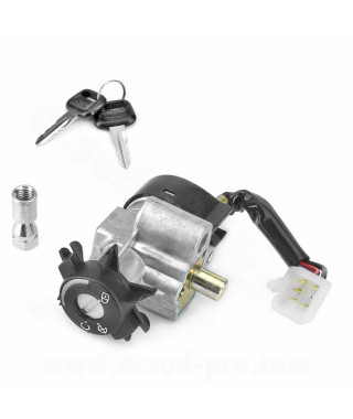 CONTACTEUR A CLE SCOOTER ADAPT. PEUGEOT LUDIX ( SELLE MONO PLACE ) / TREKKER / SPEEDFIGHT (OEM : 755930)