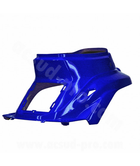 COQUE ARRIERE / CAPOT MOTEUR ADAPT. MBK 50 BOOSTER 1999-2003 / YAMAHA 50 BWS 1999-2003  BLEU METAL