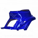 COQUE ARRIERE / CAPOT MOTEUR ADAPT. MBK 50 BOOSTER 1999-2003 / YAMAHA 50 BWS 1999-2003  BLEU METAL