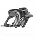 COQUE ARRIERE / CAPOT MOTEUR ADAPT. MBK 50 BOOSTER 1999-2003 / YAMAHA 50 BWS 1999-2003 NOIR METAL