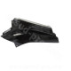 COQUE ARRIERE / CAPOT MOTEUR ADAPT. MBK 50 BOOSTER 2004 / YAMAHA 50 BWS 2004 NOIR METAL