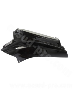 COQUE ARRIERE / CAPOT MOTEUR ADAPT. MBK 50 BOOSTER 2004 / YAMAHA 50 BWS 2004 NOIR METAL
