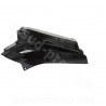 COQUE ARRIERE / CAPOT MOTEUR ADAPT. MBK 50 BOOSTER 2004 / YAMAHA 50 BWS 2004 NOIR METAL