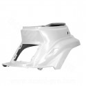 COQUE ARRIERE / CAPOT MOTEUR ADAPT. MBK BOOSTER / YAMAHA BWS BLANC METAL