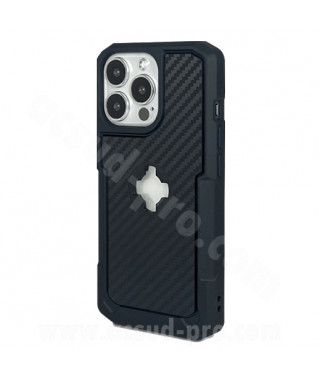 COQUE DE PROTECTION CUBE X-GUARD ADAPT SUR IPHONE 13 CARBON FIBER 6.1