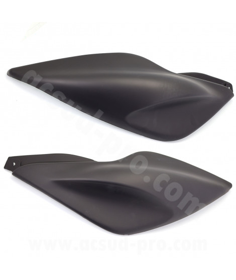 COQUES / CARENAGE ARRIERE ADAPT. MBK NITRO / YAMAHA AEROX 1998-2012 NOIR MAT (OEM : 5BRF173103 - 5BRF174103) (VENDU LA PAIRE)