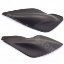 COQUES / CARENAGE ARRIERE ADAPT. MBK NITRO / YAMAHA AEROX 1998-2012 NOIR MAT (OEM : 5BRF173103 - 5BRF174103) (VENDU LA PAIRE)