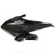 CORPS DE CARENAGE SUPERIEUR AVANT GAUCHE ADAPT. YAMAHA T MAX 500cc 2008- 2011 NOIR BRILLANT