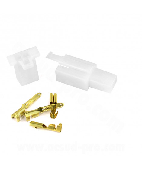 COSSE ELECTRIQUE MALE / FEMELLE (2 CONNECTION) SACHET X1PCS