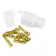COSSE ELECTRIQUE MALE / FEMELLE (4 CONNECTION) SACHET X1PCS
