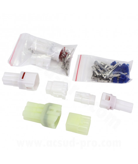 COSSE ELECTRIQUE MALE / FEMELLE ( COFFRET 8 PIECES )