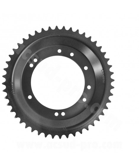 COURONNE CYCLO CHARVIN PGT 103 BATONS ALU GRIMECA Ø98 (10 TROUS) NOIR 48 DENTS