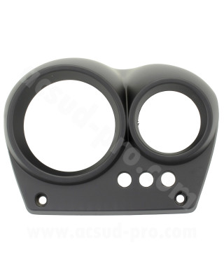 COUVERCLE ENTOURAGE DE COMPTEUR ADAPT. MBK NITRO / YAMAHA AEROX 1998-2012 NOIR MAT (OEM : 5BRF621300)