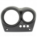 COUVERCLE ENTOURAGE DE COMPTEUR ADAPT. MBK NITRO / YAMAHA AEROX 1998-2012 NOIR MAT (OEM : 5BRF621300)