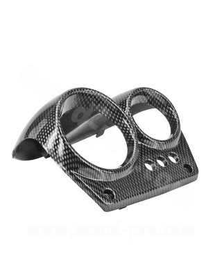 COUVRE COMPTEUR ADAPT. MBK NITRO / YAMAHA AEROX IMITATION CARBONE