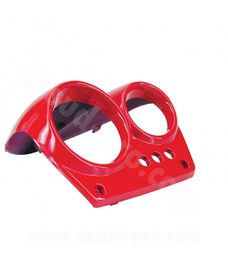 COUVRE COMPTEUR ADAPT. MBK NITRO / YAMAHA AEROX ROUGE SCUDERIA