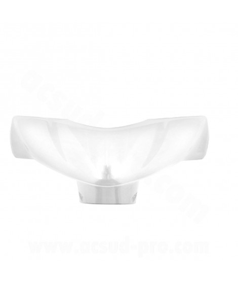 COUVRE GUIDON ADAPT. MBK 50 OVETTO 2008-2010 /  YAMAHA 50 NEOS 2008-2010  BLANC