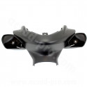 COUVRE GUIDON ADAPT. MBK NITRO / YAMAHA AEROX 1998-2012 NOIR MAT (OEM : 5BRF614301)