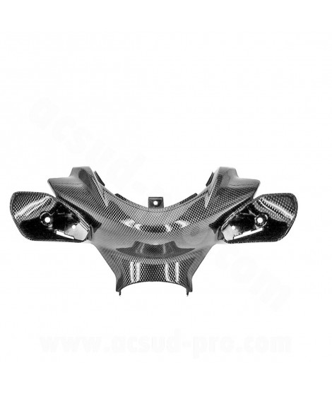 COUVRE GUIDON ADAPT. MBK NITRO / YAMAHA AEROX IMITATION CARBONE