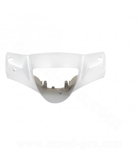 COUVRE GUIDON ADAPT. PIAGGIO LIBERTY 50 / 125 / 150 / 200cc  2004-2014 BLANC PERLE