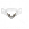COUVRE GUIDON ADAPT. PIAGGIO LIBERTY 50 / 125 / 150 / 200cc  2004-2014 BLANC PERLE