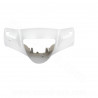 COUVRE GUIDON ADAPT. PIAGGIO LIBERTY 50 / 125 / 150 / 200cc  2004-2014 BLANC PERLE