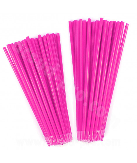 COUVRE RAYONS NOEND 76 PIECES (38 PIECES ROUE DE 19 ET 38 PIECES ROUE DE 21) ROSE FLUO