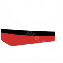 COUVRE SELLE MOTO ADAPT. DERBI SENDA DRD 02-05 X-RACE 04-09  ROUGE / NOIR (NOUVEAU MODELE)