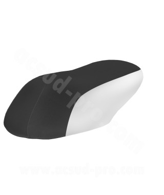COUVRE SELLE SCOOTER ADAPT. MBK NITRO / YAMAHA AEROX  NOIR/BLANC