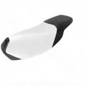 COUVRE SELLE SCOOTER ADAPT. PEUGEOT SPEEDFIGHT BLANC/NOIR/CARBONE
