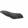COUVRE SELLE SCOOTER ADAPT. PIAGGIO ZIP 2T H2O NOIR / COUTURE ROUGE (ANTIDERAPANT)