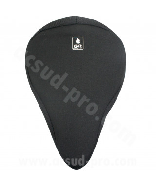 COUVRE SELLE VELO TAILLE L GEL PERF NOIR