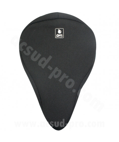 COUVRE SELLE VELO TAILLE L GEL PERF NOIR