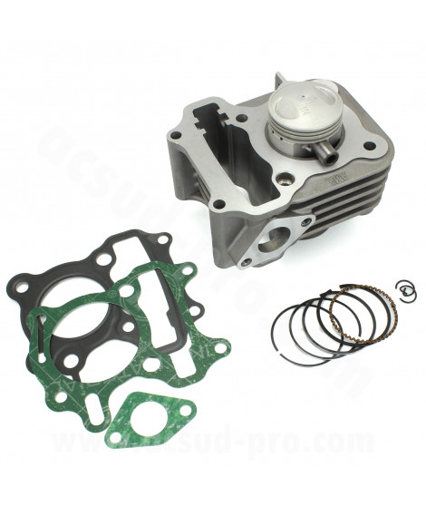 CYLINDRE CARENZI ALU ADAPT. SCOOTER ASIATIQUE MOTEUR XS1P39QMB (CYLINDRE 4T 63CC. PISTON 42MM)*