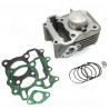 CYLINDRE CARENZI ALU ADAPT. SCOOTER ASIATIQUE MOTEUR XS1P39QMB (CYLINDRE 4T 63CC. PISTON 42MM)*