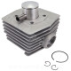 CYLINDRE CYCLO AIRSAL T6 ALU ADAPT. MBK 51 Ø39 (6 TRANSFERTS)